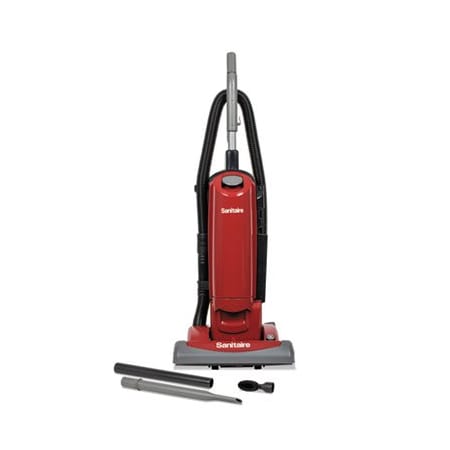 Electrolux Sanitaire, FORCE QUIETCLEAN UPRIGHT BAGGED VACUUM, SEALED HEPA, 23 LB, 4.5 QT, RED SC5815E